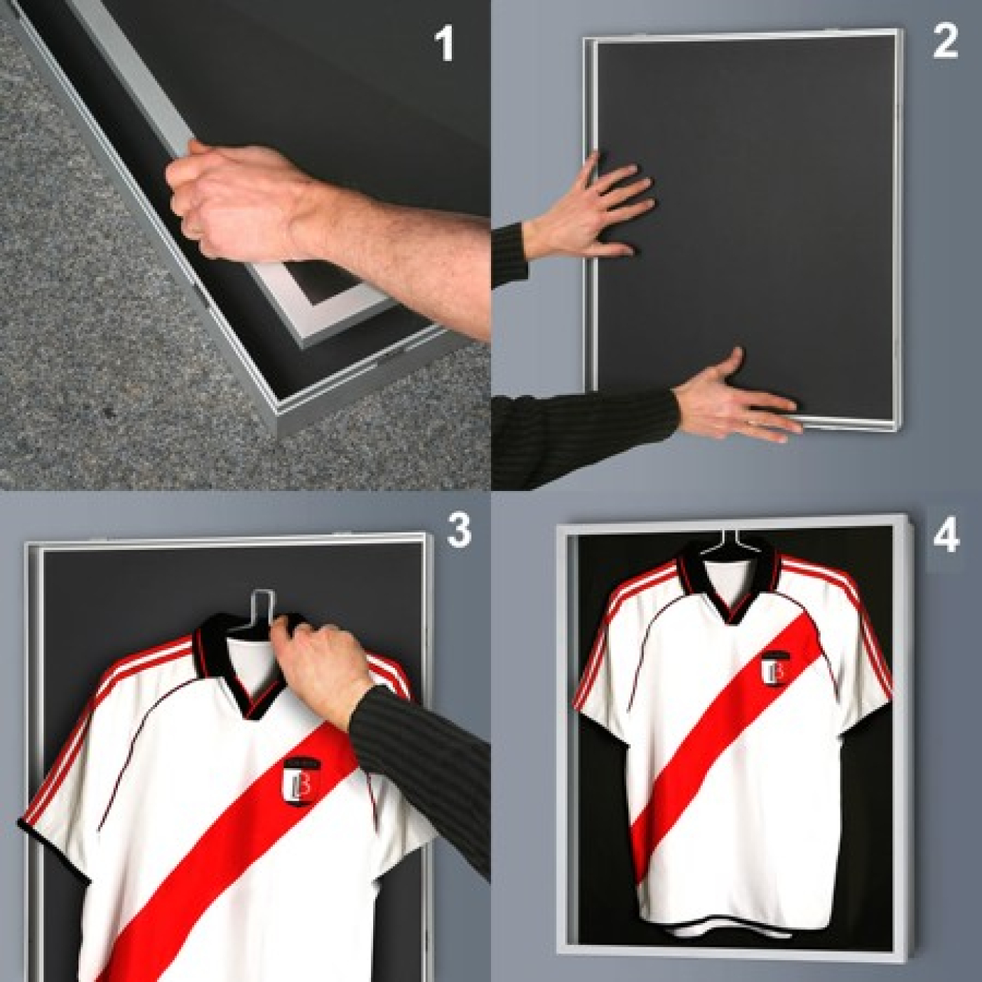 Nielsen wissellijst collagelijst voor het inlijsten van (voetbal) shirt of verzameling - Meubel Plein Nielsen wissellijst collagelijst voor het inlijsten van (voetbal) shirt of verzameling - Meubel Plein