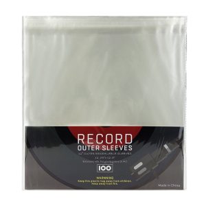 VDD LP Vinyl Beschermhoezen - Voor 12 Inch Platen - 100 Stuks - Transparant