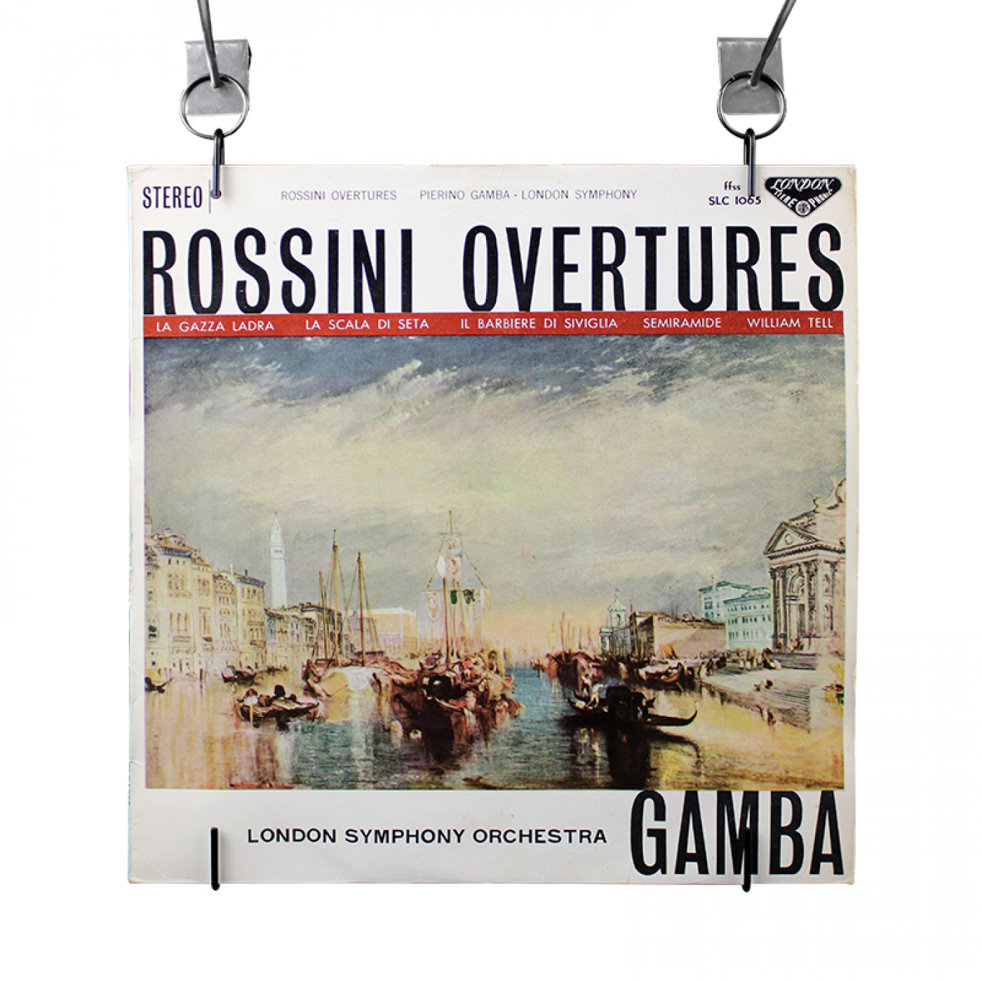 Vinyl lp platen wissellijst - industrieel design - frame voor ophangen en tonen lp vinyl platen - set van 5 - alternatieve afbeelding