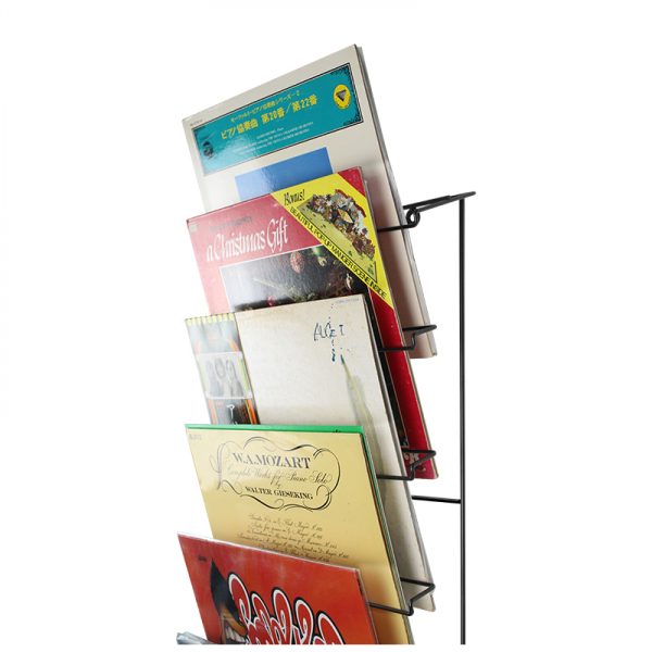 Lp vinyl platen opbergrek - wandrek opbergen lp vinyl platen tegen de muur - Meubel Plein
