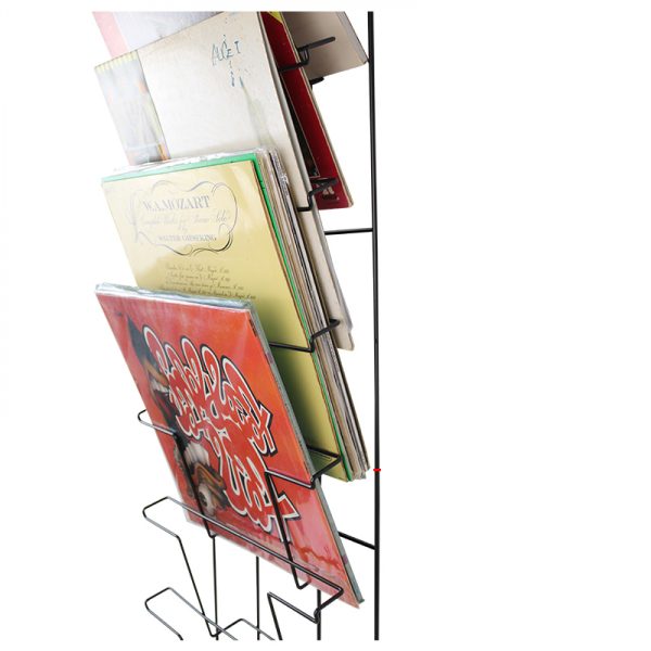 Lp vinyl platen opbergrek - wandrek opbergen lp vinyl platen tegen de muur - Meubel Plein