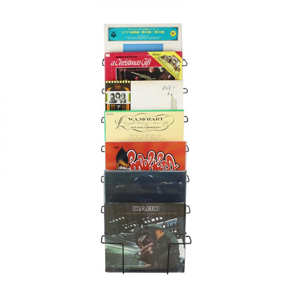 Lp vinyl platen opbergrek - wandrek opbergen lp vinyl platen tegen de muur - Meubel Plein
