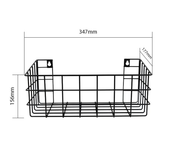 Lp vinyl platen opbergrek - wandrek opbergen lp vinyl platen tegen de muur - 2 stuks - Meubel Plein