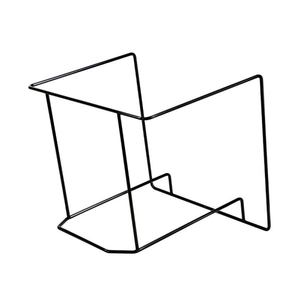 VDD Opbergsysteem - LP Opbergrek - LP Kast - LP Rek - Vinyl Rek - Metaal - Zwart - Meubel Plein