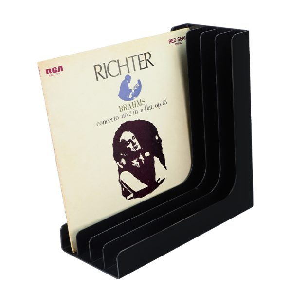 VDD LP Standaard - LP Opbergsysteem - Vinyl Opbergkast - Platenkast - Zwart - Meubel Plein