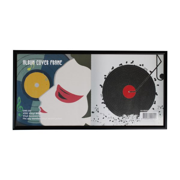 Lp vinyl platen wissellijst voor 7 inch singles - inlijsten lp vinyl elpee single platen 7 inch - lijst voor 2 stuks - Meubel Plein