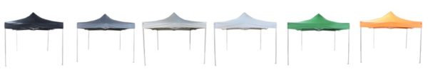 VDD Partytent Easy Up - Paviljoen - Opvouwbaar Draagbaar - Evenementen Tent - Camping - Waterdicht - Met Draagtas - Zwart - 3 x 3m - Meubel Plein
