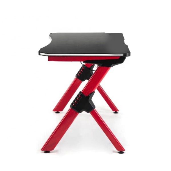 Game bureau Mistral computertafel - gaming desk - led verlichting - 120 x 60 cm - Meubel Plein