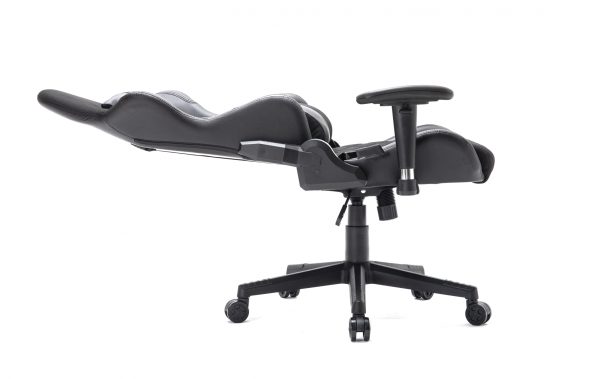 Gamestoel Classic - bureaustoel - stof bekleding - zwart - Meubel Plein