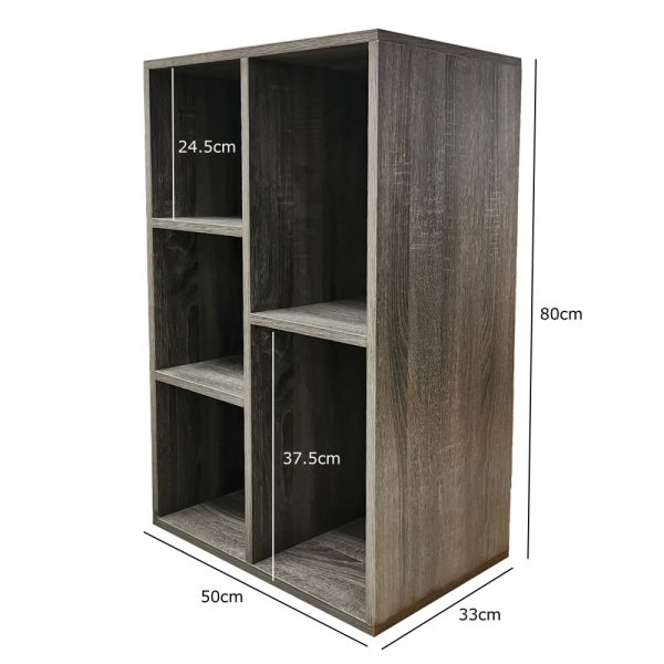 LP vinyl platen opbergkast cd dvd - boekenkast - open vakkenkast - wandkast - Meubel Plein