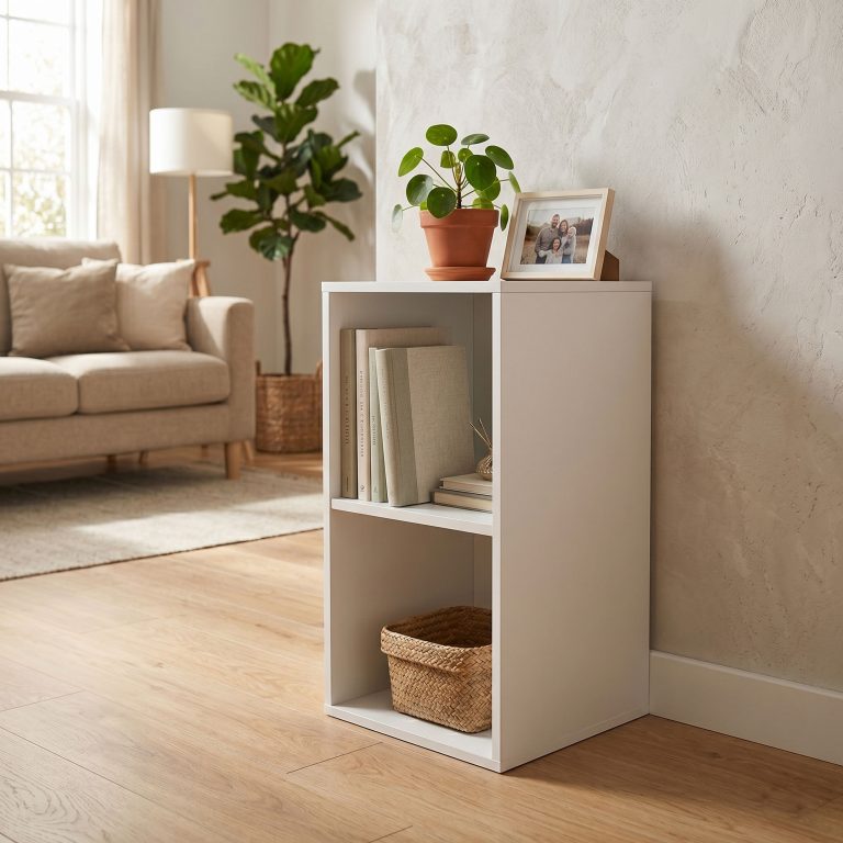 VDD Vakkie Vakkenkast met 2 Vakken - 70 cm x 36 cm x 34 cm - Wit - alternatieve afbeelding