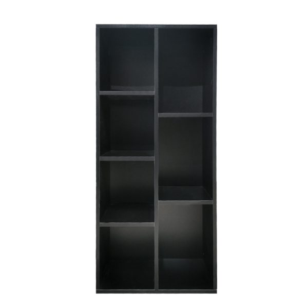 Boekenkast - open vakkenkast - wandkast - zwart - Meubel Plein
