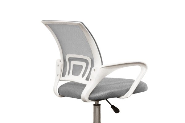 VDD Bureaustoel – grijs/wit – ergonomisch – hoogte verstelbaar - Meubel Plein