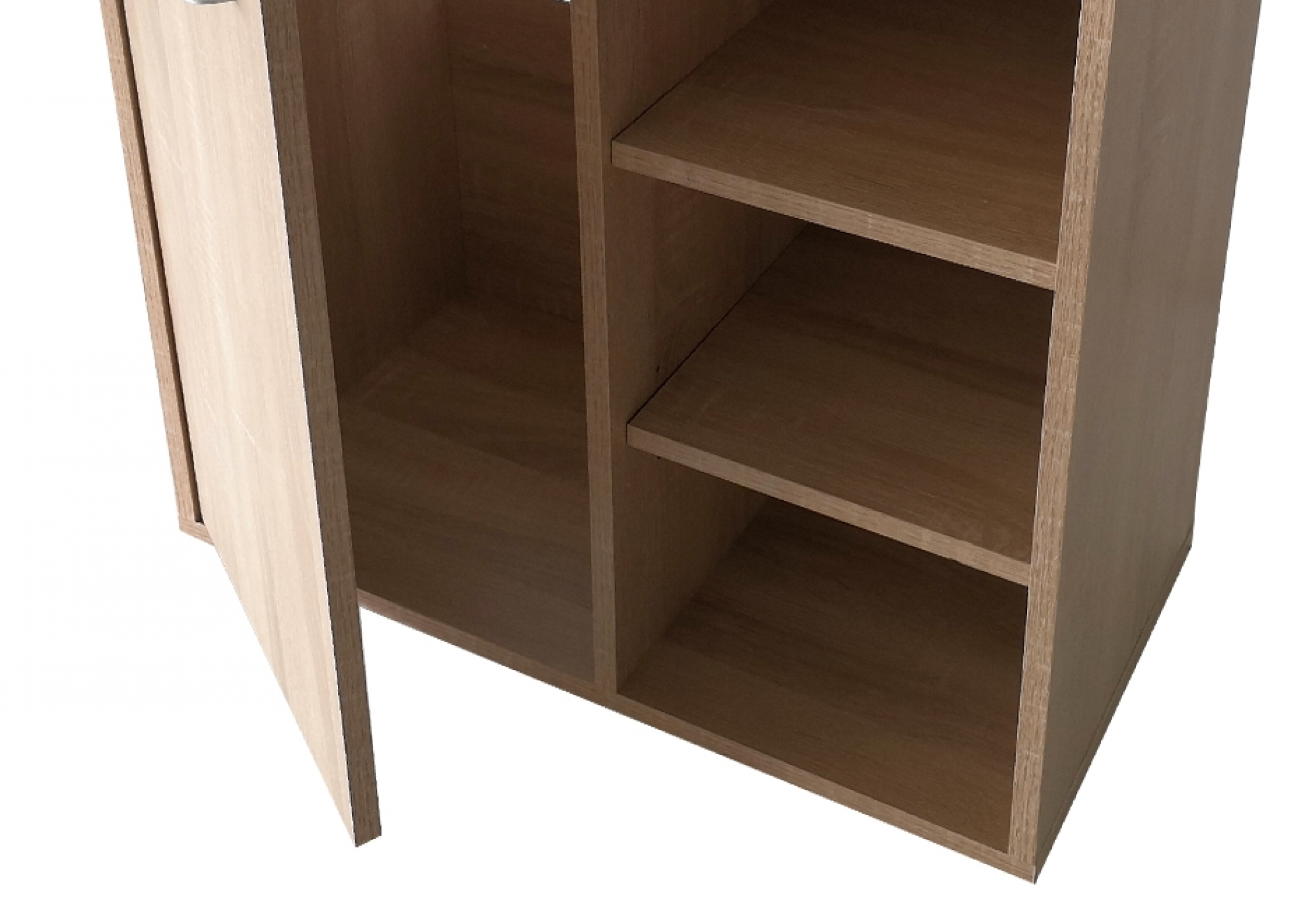 Wastafelonderkast - badkamermeubel - bruin - Meubel Plein Wastafelonderkast - badkamermeubel - bruin - Meubel Plein