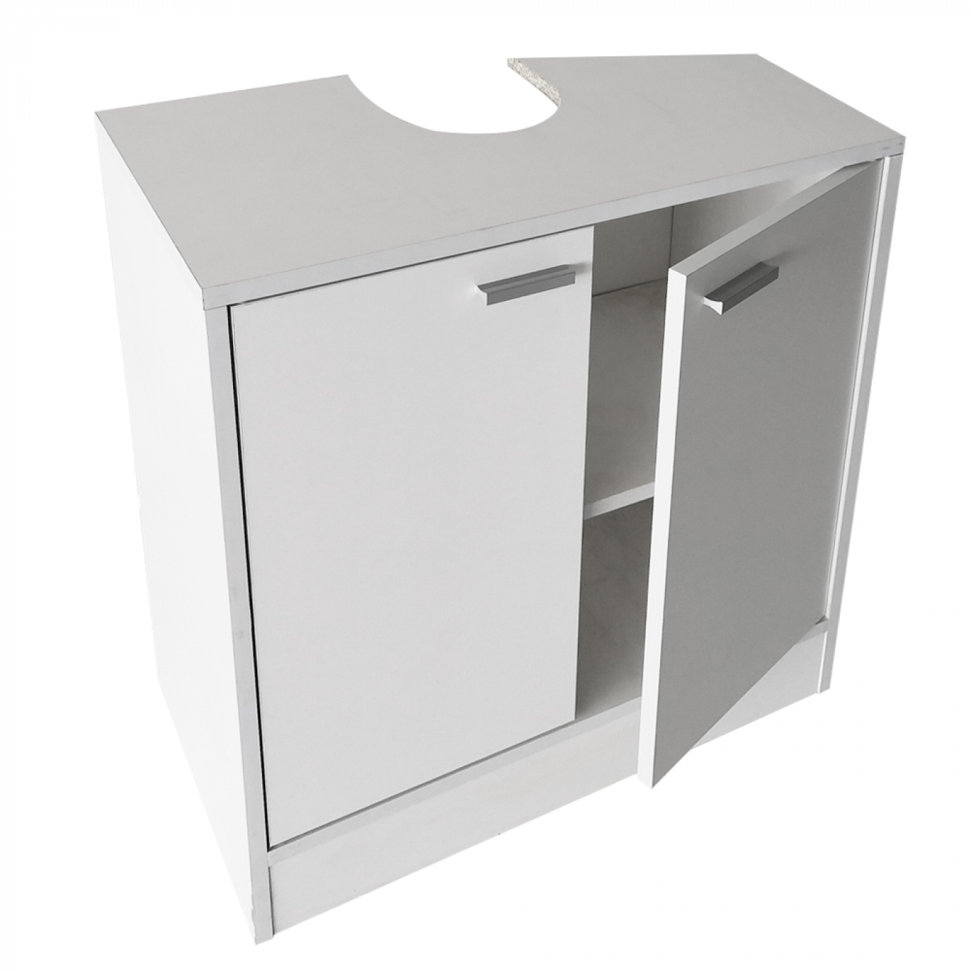 Wastafelonderkast - badkamermeubel - wit - Meubel Plein Wastafelonderkast - badkamermeubel - wit - Meubel Plein