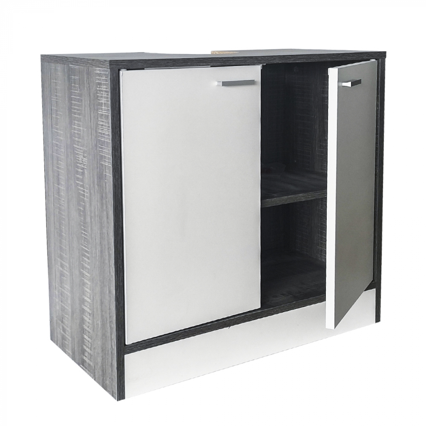 Wastafelonderkast - badkamermeubel - grijskleurig - Meubel Plein Wastafelonderkast - badkamermeubel - grijskleurig - Meubel Plein