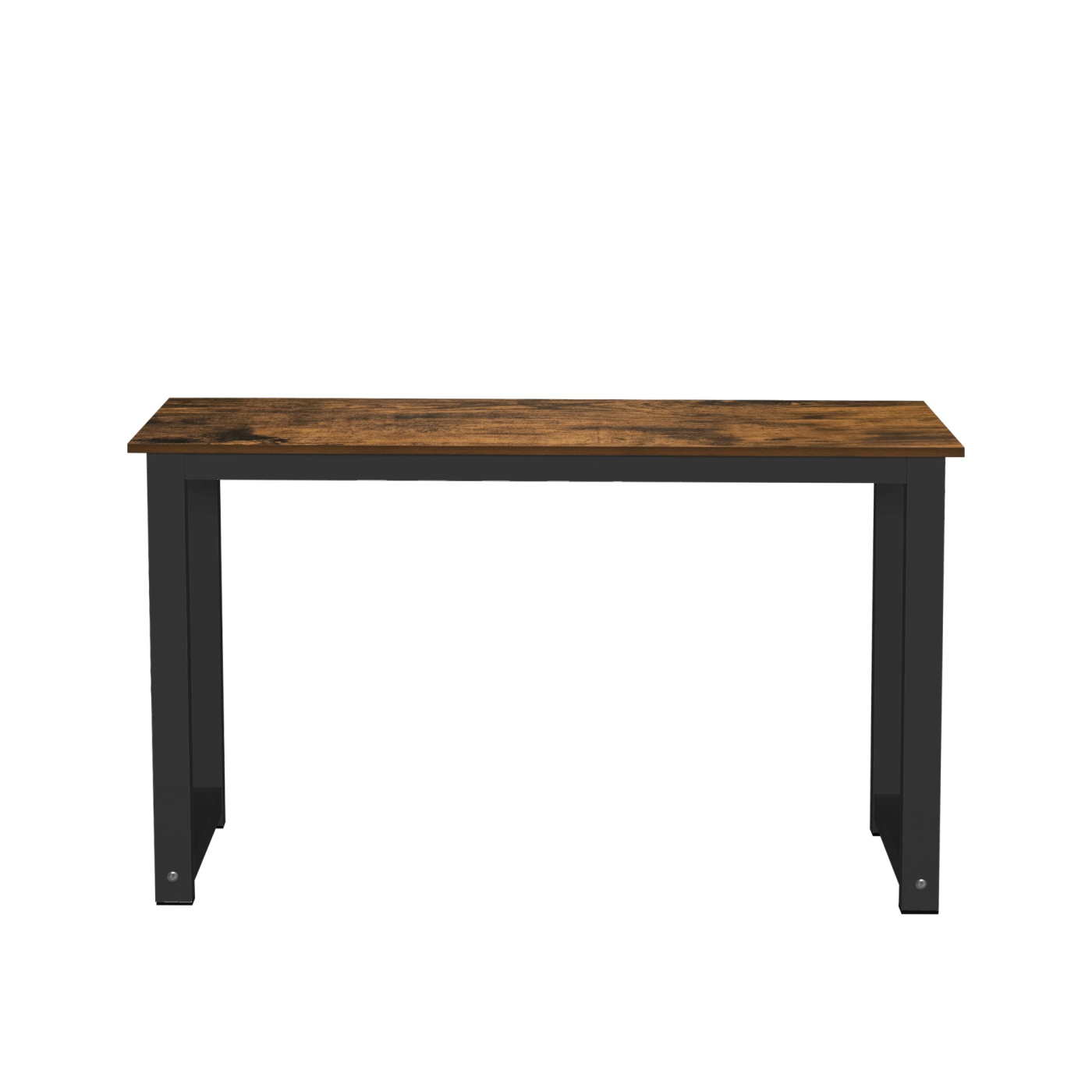 VDD - Bureau - computertafel - keukentafel - metaal hout - 120 cm x 60 cm - zwart