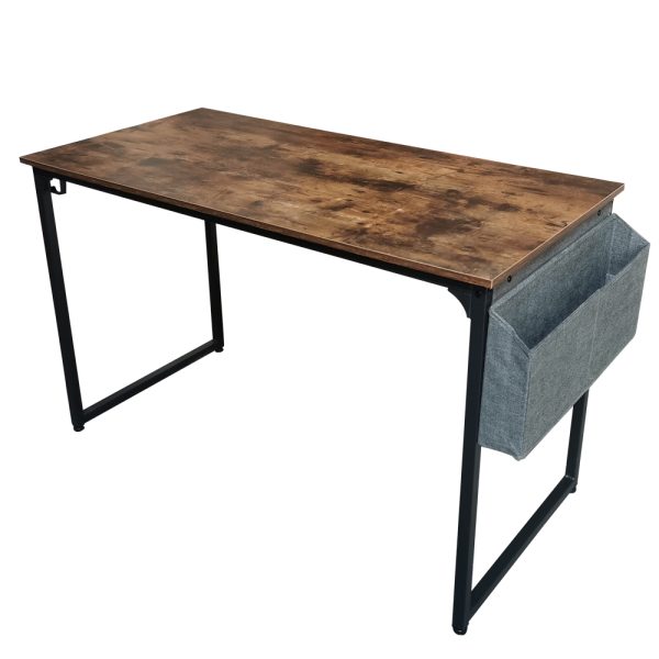 Bureau Stoer - laptoptafel - computertafel - 120 cm breed - vintage bruin - Meubel Plein