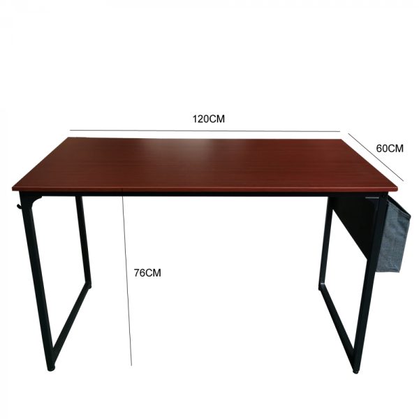 Bureau Stoer - computertafel - laptoptafel - 120 cm breed - vintage bruin - Meubel Plein