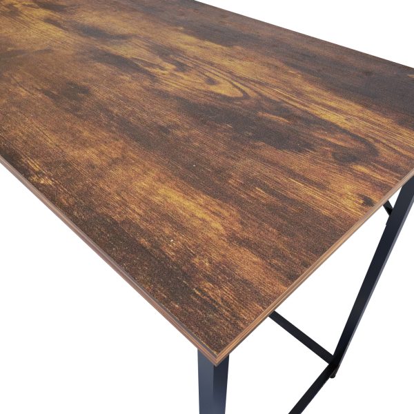Bureau laptoptafel - 100 cm breed - vintage bruin - Meubel Plein