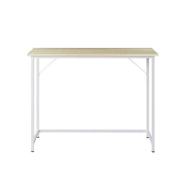 Bureau laptoptafel - wit lichtbruin - Meubel Plein