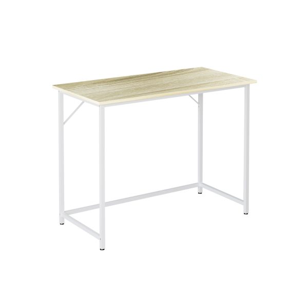 Bureau laptoptafel - wit lichtbruin - Meubel Plein