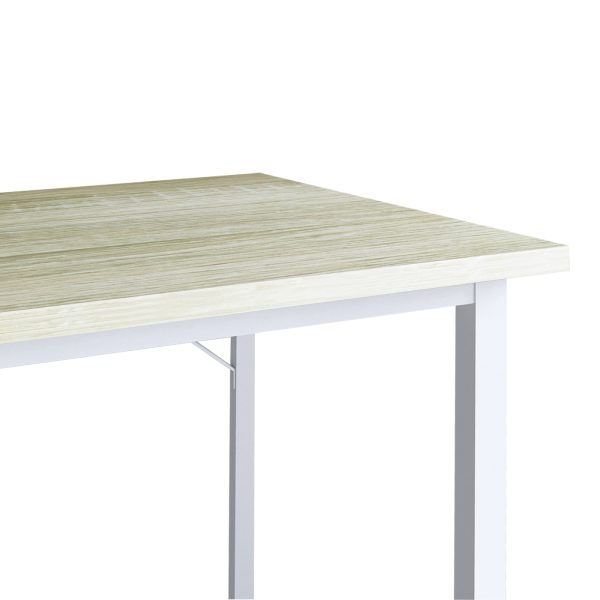 Bureau laptoptafel - wit lichtbruin - Meubel Plein