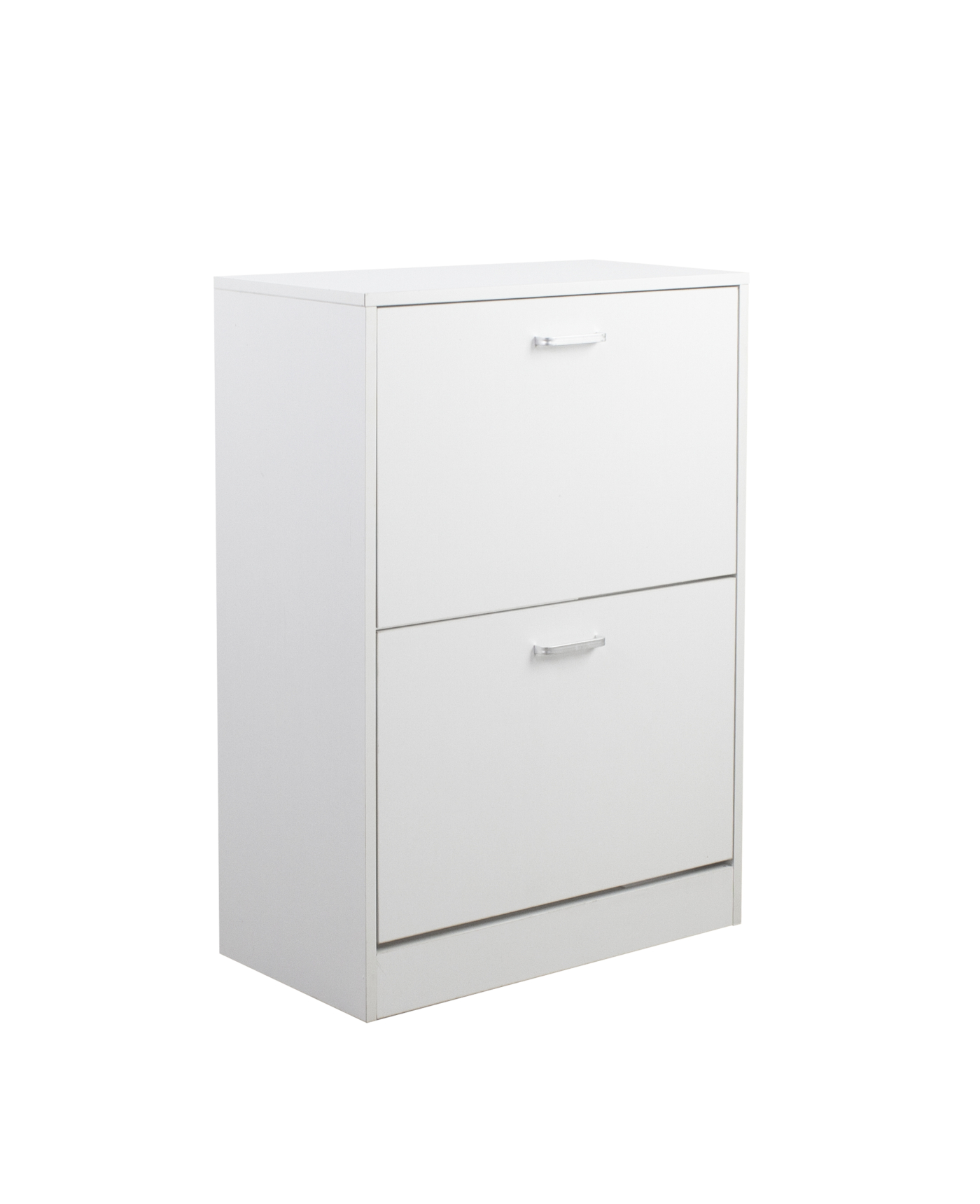 Schoenenkast - schoenenrek - 2 vakken - wit - Meubel Plein Schoenenkast - schoenenrek - 2 vakken - wit - Meubel Plein