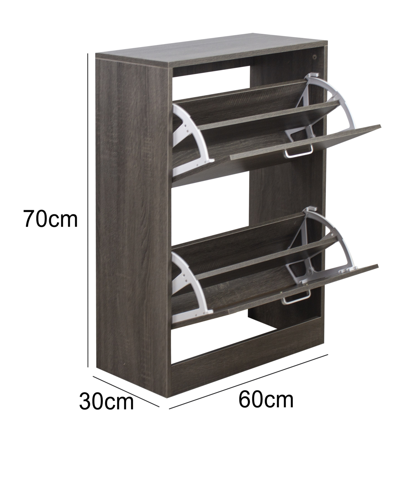 Schoenenkast - schoenenrek - 2 vakken - Meubel Plein Schoenenkast - schoenenrek - 2 vakken - Meubel Plein