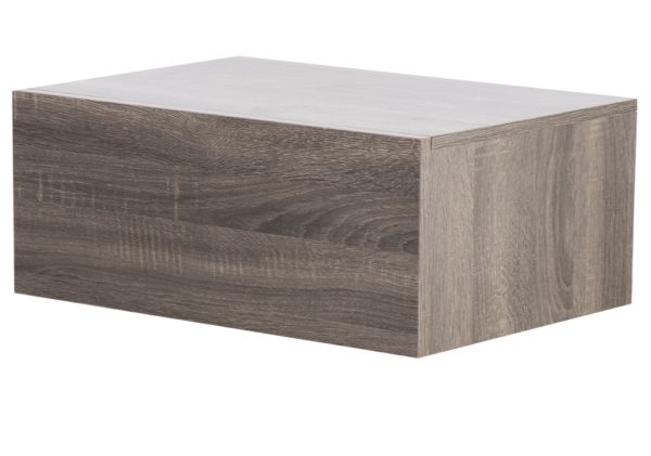 Zwevend nachtkasje - hangend halkastje - met lade - 50 cm breed - Meubel Plein