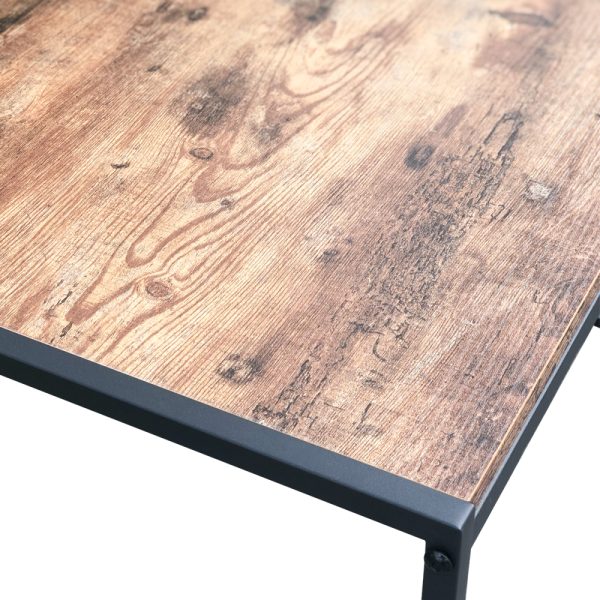 Bureau Stoer - laptoptafel - computertafel - sidetable - industrieel design - 100 cm breed - Meubel Plein