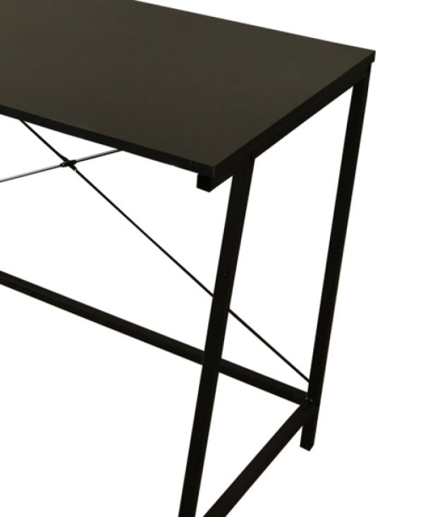 Bureau - laptoptafel - computertafel - industrieel - zwart - Meubel Plein
