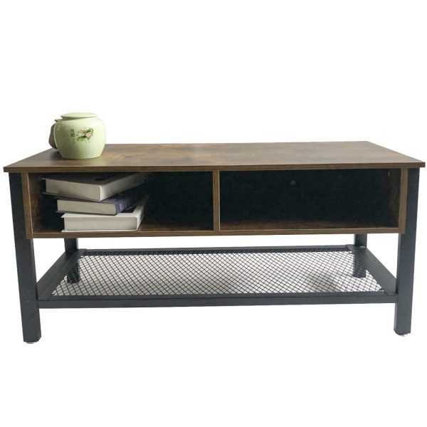TV meubel kast dressoir Stoer industrieel vintage design 140 cm - Meubel Plein