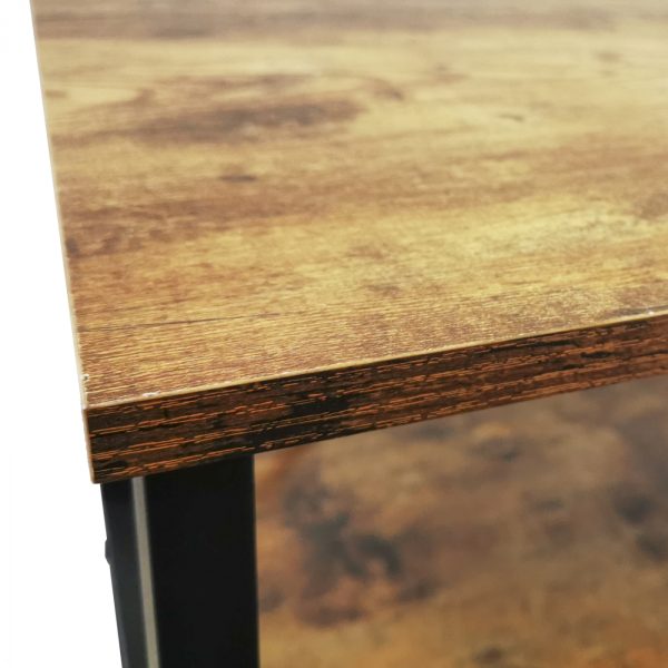 Keuken kast tafel Stoer industrieel vintage - keukenmeubel metalen frame - 90 cm breed - Meubel Plein
