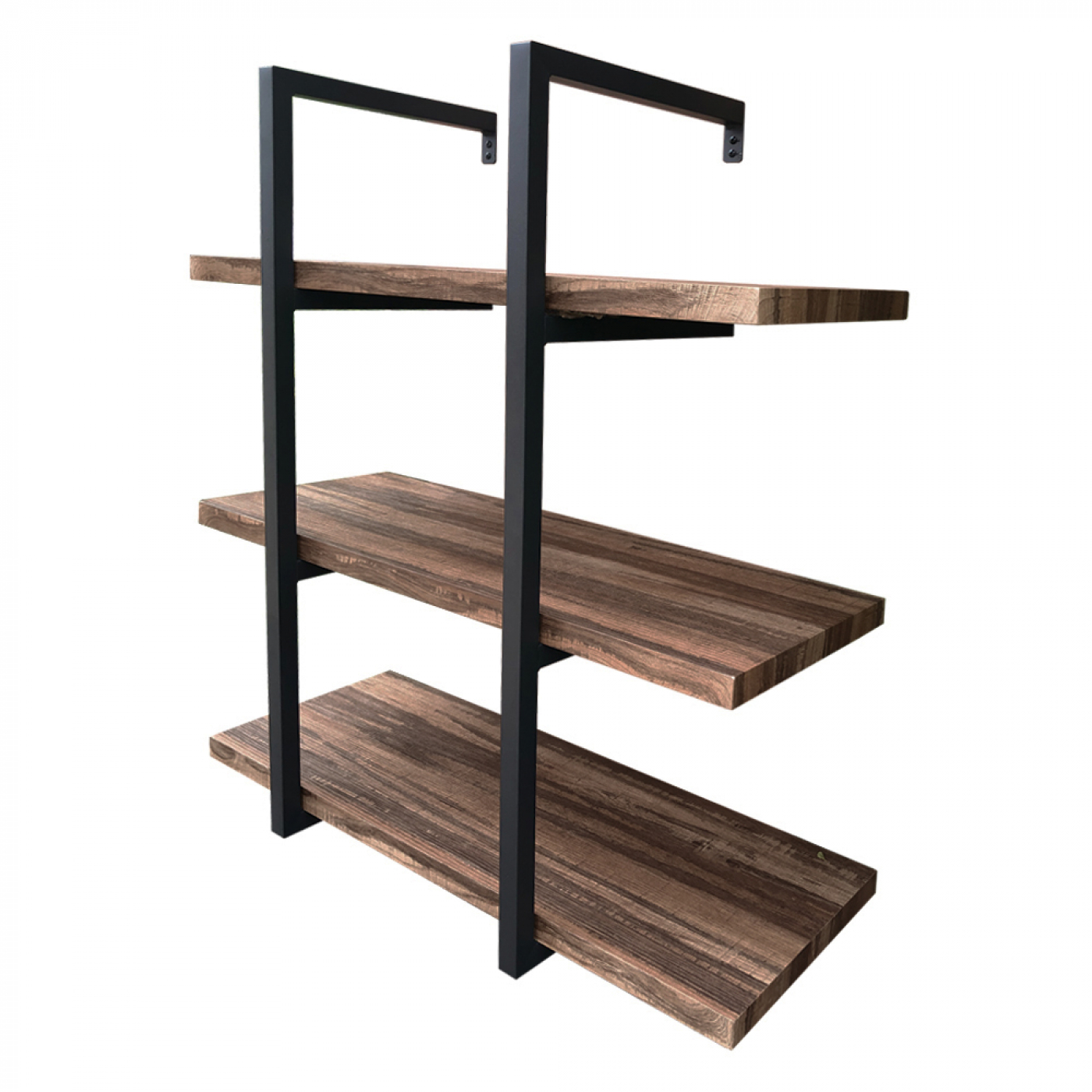 Wandrek ladder Stoer - wandplank boekenkast - wandkast - industrieel - 3 opbergplanken - Meubel Plein Wandrek ladder Stoer - wandplank boekenkast - wandkast - industrieel - 3 opbergplanken - Meubel Plein