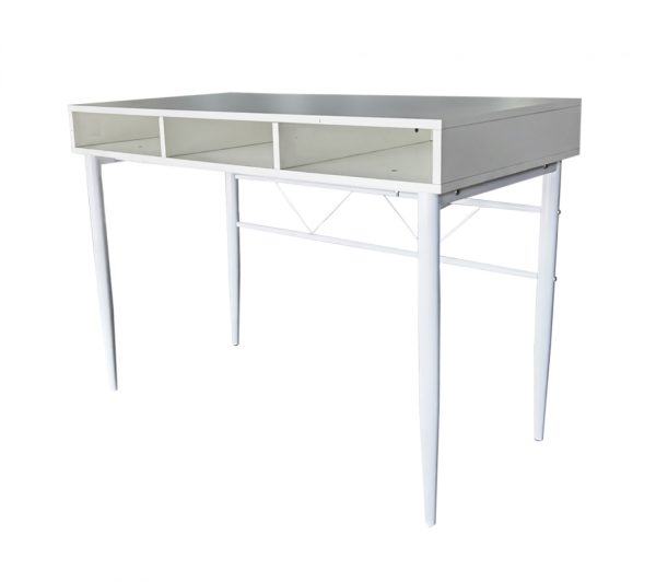 Bureau Stoer - sidetable hal of gang - industrieel moderne stijl - wit - Meubel Plein