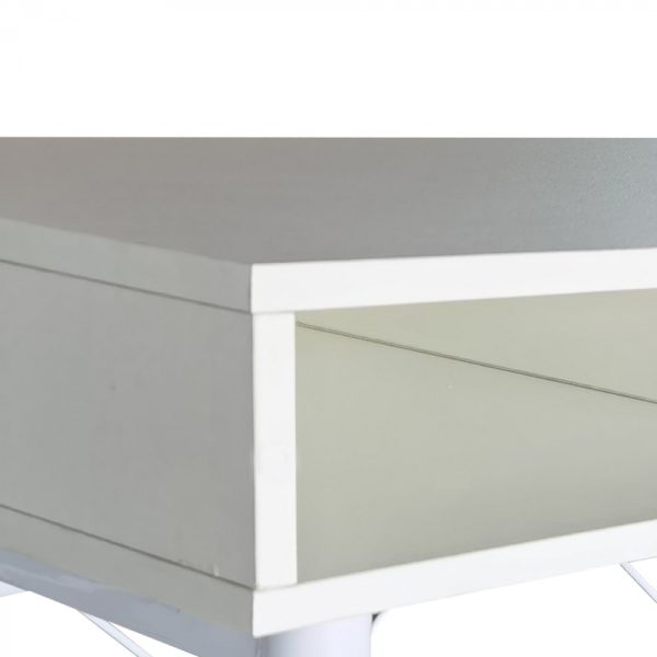 Bureau Stoer - sidetable hal of gang - industrieel moderne stijl - wit - Meubel Plein