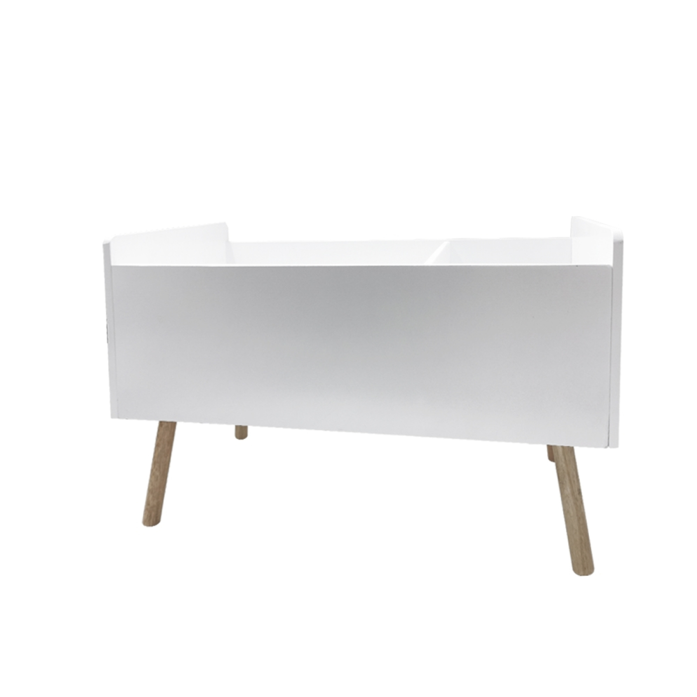 Opbergkist speelgoedkist open opberger Pukkie wit kinderkamer babykamer