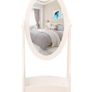 Staande spiegel make up visagie prinses meisje kinderkamer wit