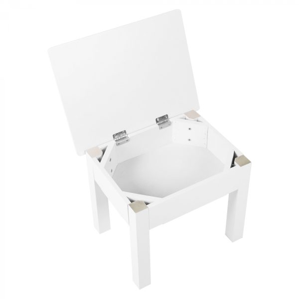 Kaptafel met krukje - opmaaktafel kinderkamer met spiegels - Meubel Plein