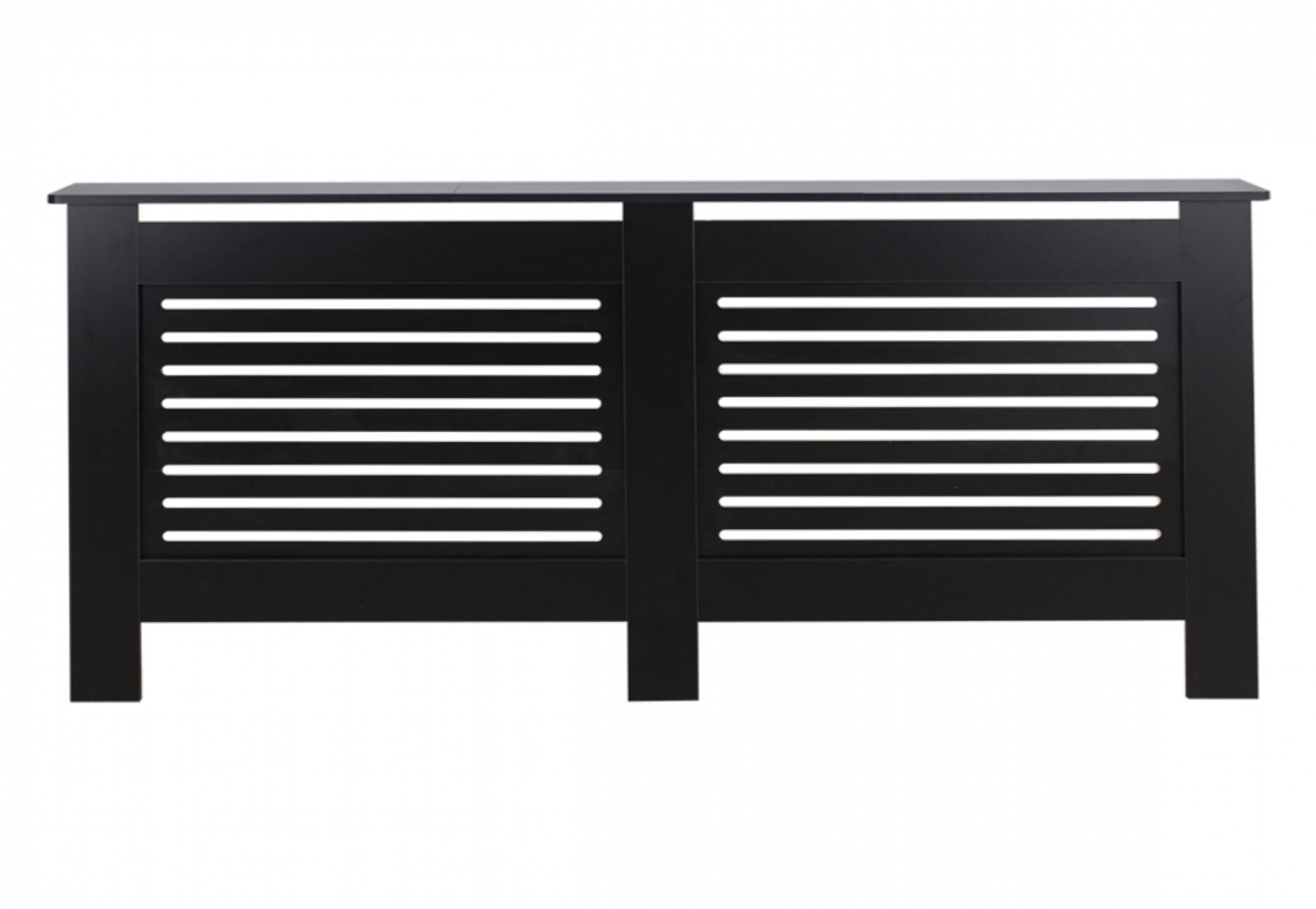 VDD Radiatorombouw - Verwarmingsombouw - Radiatoromkasting - 172 cm x 82 cm - Modern Design - Zwart