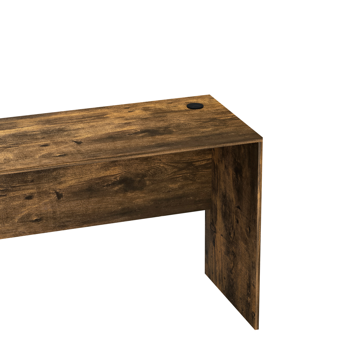 Bureau - laptoptafel - 140 cm breed en 50 cm diep - walnoot - Meubel Plein Bureau - laptoptafel - 140 cm breed en 50 cm diep - walnoot - Meubel Plein