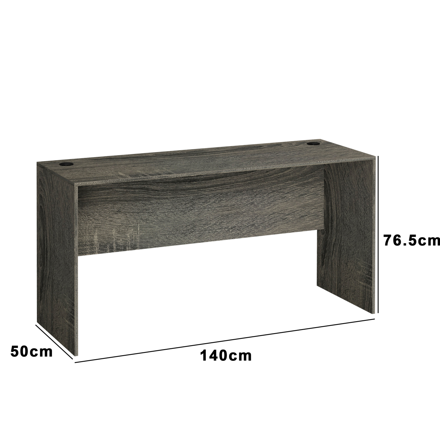 Bureau - laptoptafel - 140 cm breed en 50 cm diep - Meubel Plein Bureau - laptoptafel - 140 cm breed en 50 cm diep - Meubel Plein