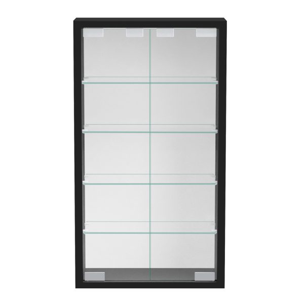 Vitrinekast staande hangende wandvitrine - 30 x 60 x 13 cm - Meubel Plein