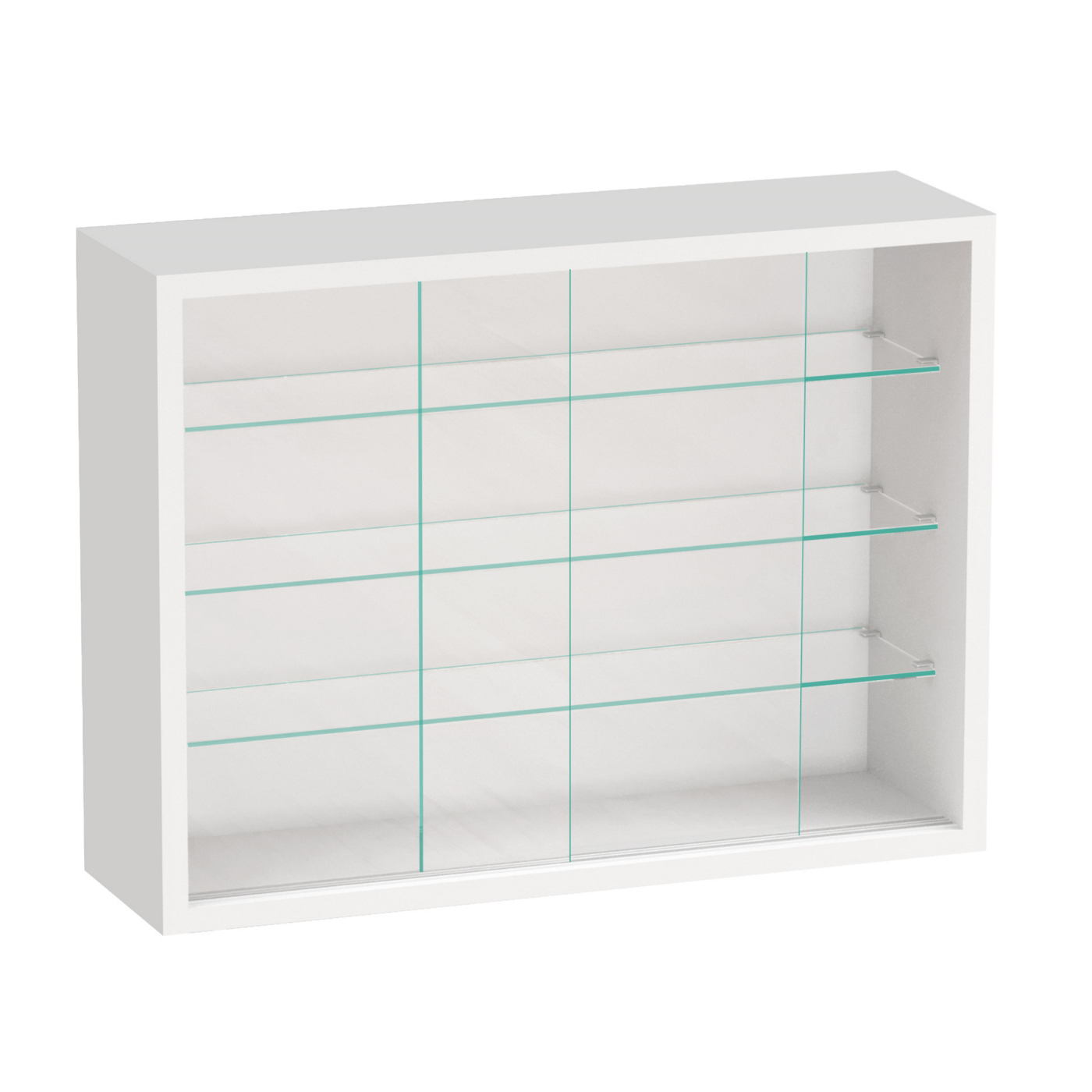 Vitrinekast staande hangende wandvitrine - schuifdeuren - 50 x 40 x 13 cm - Meubel Plein Vitrinekast staande hangende wandvitrine - schuifdeuren - 50 x 40 x 13 cm - Meubel Plein