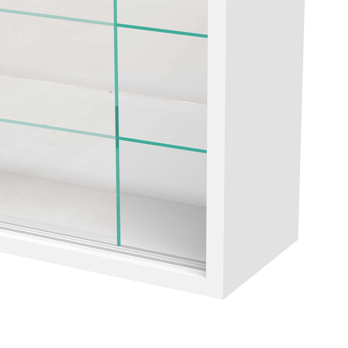 Vitrinekast staande hangende wandvitrine - schuifdeuren - 50 x 40 x 13 cm - Meubel Plein Vitrinekast staande hangende wandvitrine - schuifdeuren - 50 x 40 x 13 cm - Meubel Plein