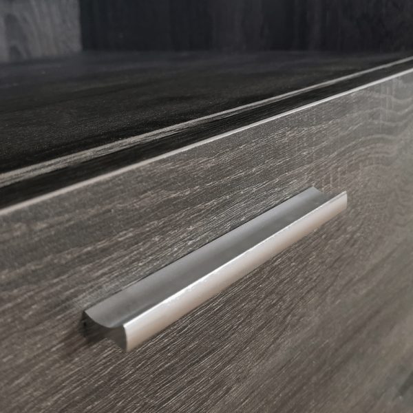 TV meubel kast - dressoir - 120 cm breed - bruin grijskleurig - Meubel Plein