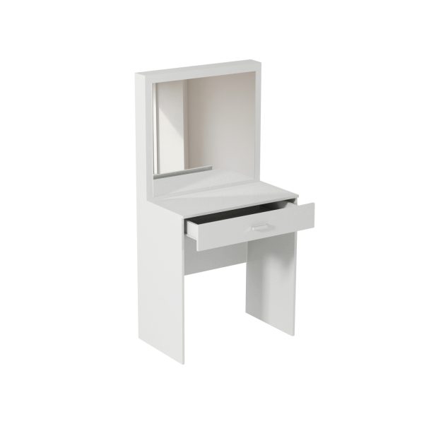 VDD - kaptafel make up visagie opmaaktafel - toilettafel - wit - Meubel Plein