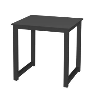 Keukentafel - bureau tafel - 75 cm x 75 cm - zwart