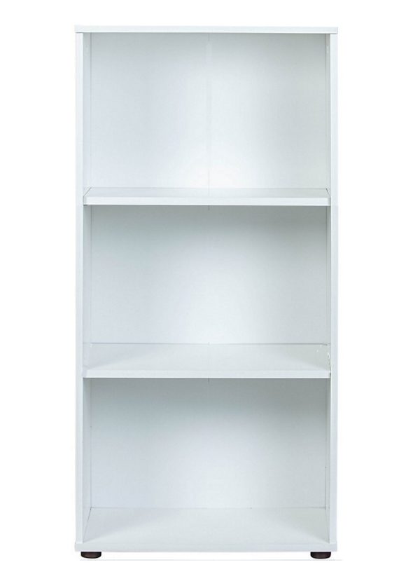 Boekenkast archiefkast - open wandkast wit - Meubel Plein